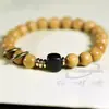Pulseras Creativas de Sándalo Verde, Pulseras de Cuentas de Buda de Sándalo, Diseño de Nicho, Pulseras Apilables Personalizadas de Estilo Budista Étnico, Venta al por Mayor