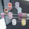 Cuentas de Corazón de Azúcar Acrílicas Esmeriladas de 16 mm Accesorios para Joyería DIY Material para Manualidades con Cuentas Bolsa Colgante para Coche de Pulsera