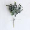 Estilo nórdico ins hoja de eucalipto de tres puntas hojas de hogar con flor flor artificial Navidad y Año Nuevo accesorios de decoración