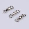 Anéis oito para pesca Giradores com rolamento de esferas soldado de cabeça dupla Acessórios para pesca Anéis oito conectores de figura de oito ensacados atacado