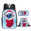 Conjunto de Mochila Escolar Novo 2023: Mais Legal Que Você, Conjunto de Três Peças para Alunos do Ensino Fundamental, Mochila Estampada de Desenho Animado, Bolsa de Ombro e Estojo