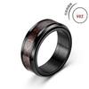 Anel Popular Transfronteiriço de Aço Inoxidável com Padrão de Dragão, Moda Europeia e Americana, Acessórios Personalizados de Casal para Homens, Joias Giratórias