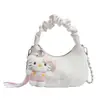 Bolso de cadena versátil tipo nube, bolso plisado de un solo hombro para mujer, bolso cruzado estilo coreano, nueva moda niche 2026