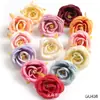 Cabezas de flores de camelia artificiales hechas de tela de seda para decoración del hogar, accesorios para el cabello hechos a mano estilo chino para manualidades, decoraciones de boda, flores artificiales, flores artificiales