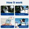 Collar Reflectante para Perro con Etiqueta de Identificación Inteligente QR, Collar de Seguridad de Nylon Ajustable para Perros, Cómodo Collar para Cachorros para Pasear