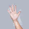 Venda Direta da Fábrica Luvas Descartáveis de HDPE para Assar Takeaway Frango Frito e Lagostim Luvas Transparentes Descartáveis Grau Alimentício