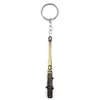 Chaveiro de Baseball com Argola Dourada Criativa, Joia de Liga de Zinco Galvanizada Personalizada, Gotejador de Óleo, Direto da Fábrica de Origem