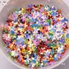 Lentejuelas Doradas Brillantes de 10 mm para Coser a Mano DIY Lentejuelas con Cuentas de Flores 3D Materiales de Decoración para Ropa Encaje Sombrero Vestido de Boda