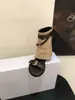 Botas Femininas para Combinar com Saias, Botas de Cano Médio, Efeito Emagrecedor, Verão 2026, Aumento de Altura Oculto, Bico Aberto, Sandálias Boot-Cut, Botinhas de Estilo Francês
