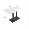 Restaurante de comida rápida, cafetería escolar, mesa de comedor de pizarra, local comercial de té de leche, área de descanso para el servicio de restaurante, mesas y sillas de reunión rectangulares y pequeñas redondas