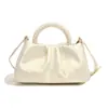 Bolsa de Muñeca de Perlas de Alta Gama Yuezhi Otoño 2026 para Mujer, Diseño de Nicho, Bolso de Mano Plegado Nube, Bolso de Hombro y Cruzado