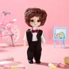 Caixa de Presente Conjunto Boneca Princesa 17cm Presente de Jardim de Infância Presente de Aniversário para Crianças Brinquedo de Menina Boneca Bebê Fofo