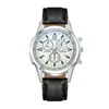 Nuevo Reloj de Correa de Moda para Negocios Hombres Estudiantes Reloj de Cuarzo Ginebra Reloj para Hombres en stock Mayoreo