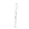 Garfo de Fruta de Aço Inoxidável 304 Garfo de Dois Dentes Garfo Criativo para Sobremesa Casa Restaurante Palito de Fruta Garfo para Bolo Garfo de Bolo Lunar