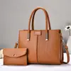 Bolso de mujer transfronterizo 2026 nuevo y elegante con bloques de color, bolsa grande, gran capacidad, elegante bolso tote de hombro para ir al trabajo, bolso para madre e hija