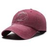 Gorra Moderna Versátil de Mezclilla Lavada Gorra de Béisbol Gorra Vieja para Exteriores para Hombre Viaje Protector Solar Gorra de Béisbol Transfronteriza