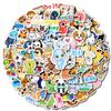 100 Pegatinas Pequeñas de 4 cm Graffiti Combinables Dibujos Animados Lindos Cerdo Pingüino Pegatinas Amazon Transfronterizo