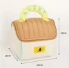 Linda Bolsa de Maquillaje con Forma de Casa de Gran Capacidad y Alto Atractivo Estético para Mujeres, Bolsa Portátil de Viaje para Artículos de Tocador y Cuidado de la Piel con Compartimentos