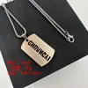 Nuevos Collares Personalizados de Acero de Titanio que No se Desvanecen para Hombres y Mujeres, Accesorios de Moda Versátiles de Marca Hip-Hop Trendy, Cadenas para Suéter de Pareja