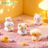 Paisaje en miniatura, adorables figuritas de gatito y cachorro con corbata, adorables decoraciones DIY, accesorios colgantes, pequeños adornos de escritorio