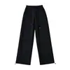 Pantalones de Chándal de Tiro Bajo Largos para Mujer 2024 Primavera y Verano Nuevo Estilo Holgados Casual Versátiles Aspecto Adelgazante Pierna Ancha con Cordón Doble Uso Pantalones de Pierna Ancha