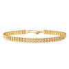 Colar de Moda Popular Transfronteiriço, Corrente Simples Brilhante para Clavícula Cravejada com Diamantes, Colar Elegante e de Alto Padrão Totalmente Cravejado com Diamantes para Mulheres