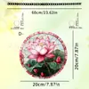 Modelo Novo Transfronteiriço Linda Borboleta Roxa Filme Colorido Acrílico 2D Decoração Colorida Deslumbrante para Janela Decoração de Varanda Adereços