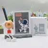Caneta astronauta fofa divertida de 7 polegadas porta-retrato simples porta-retrato de concha estilo mediterrâneo presente para empresa estúdio atacado