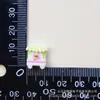 Mini carrito de comida para animales pequeños, accesorios de resina para jugar con comida, pegamento de crema, pinzas para el pelo DIY, funda para teléfono móvil, parche de papelería, venta al por mayor