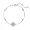 Pulsera de flores de glicina con sello de acero y LOGO de Fan Jia, amor a primera vista, cintura pequeña, amor, conejo rico y sencillo, corazón guardián