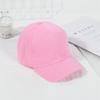 Gorra Publicitaria Color Sólido Gorra de Béisbol Gorra de Béisbol para Niños Bordada Lisa Sombrero para el Sol Primavera Verano Otoño Invierno