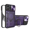 Funda para Teléfono Móvil con Soporte Magnético Giratorio para Ventana Push, Adecuada para Apple 17Promax Anticaída 16E Transfronteriza 15/14/11