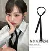 Combinación Perfecta para un Traje~ Corbata Bufanda de Seda a Rayas Diagonales Grises de Alta Inteligencia, Accesorio de Vestimenta Casual y Sencilla Estilo Coreano Otoño e Invierno