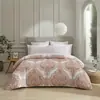 Juego de sábanas con estampado floral digital de tres piezas para comercio exterior transfronterizo, estilo europeo y americano, juego de ropa de cama cepillada