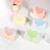 Tarjeta de felicitación estéreo con forma de corazón estilo Ins Día de San Valentín Chino Tarjeta de Navidad Bendición festiva Floristería Tarjeta de mensaje floral