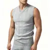 Chaleco de punto para hombre talla grande de invierno 2026 transfronterizo, chaleco suéter de punto con cuello en V para negocios para hombres