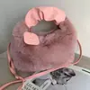 Bolso de Peluche para Niñas 2025 Otoño e Invierno Nuevo Estilo Bolso Cruzado Versátil Bolso de Nicho Estilo Chanel