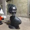 Escultura de Figura Abstracta de Alambre de Acero Inoxidable de Medio Cuerpo, Instalación de Línea Metálica, Pieza Decorativa Suave para Habitación Modelo de Hotel Club