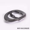 Diámetro interior 11 mm Hebilla japonesa ovalada bronce laminado cepillado herrajes para equipaje hebilla para zapato de cuero decorativa hebilla para cordón de zapato para niños