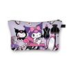 Nueva Bolsa de Cosméticos con Estampado de Kuromi Sanrio para Niños, Bolsa Pequeña de Dibujos Animados, Portátil, Casual, con Cremallera, para Tarjetas, Venta al por Mayor