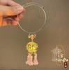 Pulseira Luminosa Lanterna do Palácio, Pulseira de Estilo Antigo, Acessórios Hanfu, Pingente de Anel de Mão, Acessórios de Cabelo de Alta Qualidade, Adereços de Cabeça, Joias, Pulseira