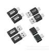 Disco U estéreo tipo C de metal de doble uso, publicidad de la empresa, teléfono móvil USB 2 en 1, disco U, disco U al por mayor
