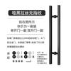 Manija de Puerta de Vidrio Tubo Cuadrado de Acero Inoxidable Libre de Huellas Dactilares con Marco/Sin Marco Corredera Manija Grande para Puerta de Madera Corredera Oro Rosa