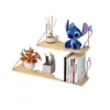 Estante de almacenamiento de pared sin perforaciones, partición de pared montada en la pared junto a la cama, decoración de pared para sala de estar, estante para router, estantería de pared