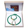 Colar, pulseira e brincos de Opala Verde conjunto de três peças para mãe, idosos Presente de Feriado colar presente Dia das Mães