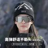 Gorro de tricô com estampa de letras estilo americano para mulheres, novo modelo 2026, chapéu para caminhada, à prova de frio e quente, gorro de puxar, afina o rosto, touca, chapéu para clima frio