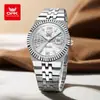 Reloj Marca Opk Nuevo Ambiente de Moda Casual Reloj de Cuarzo Calendario Simple Luminoso Resistente al Agua Reloj para Hombre Reloj para Hombre