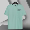 Fabricante Original Verão Seda de Gelo Secagem Rápida Manga Curta Tops Finos Largos Esportivos Versátil t Camiseta Masculina de Manga Curta Tendência