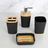 Conjunto de Higiene Pessoal Galvanizado para Banheiro, Lixeira Doméstica, Escova Sanitária com Cerdas Macias Sem Cantos Cegos, Copo Hidráulico, Porta Sabonete, Ferramentas de Limpeza