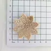 Nueva Malla de Pedrería Hot-fix Flor Tridimensional de Pedrería Parche de Tela Accesorios Creativos para el Cabello Flor de Cristal para Zapatos Pinza para el Cabello Accesorios Decorativos para Ropa